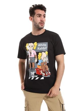 Printed Cotton Summer T-Shirt 