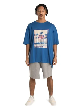 Palm' Printed T-Shirt Oversize 