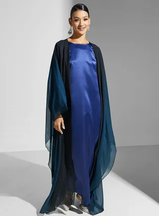 Shimmer Ombre Abaya 