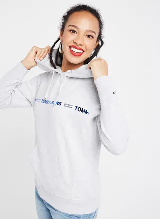 Linear Logo Hoodie Off White 