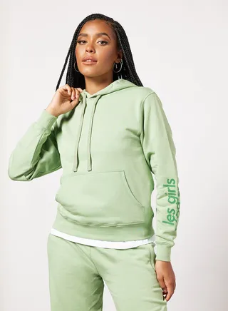 Basic Logo Hoodie Green 