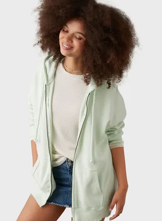 Zip Through Hoodie 