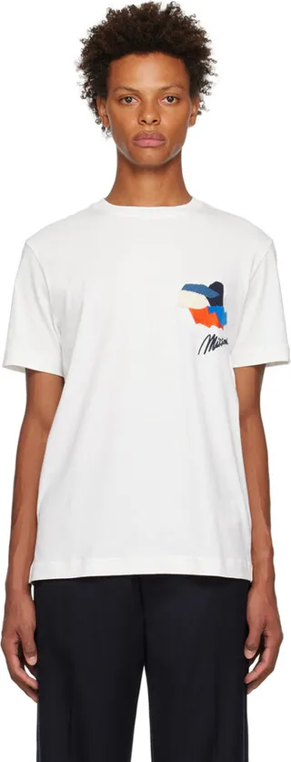 Missoni White Crewneck T-Shirt