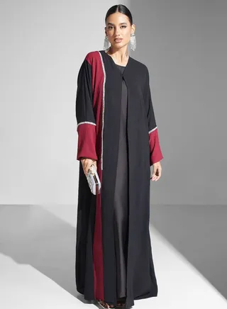 Colorblock Abaya 