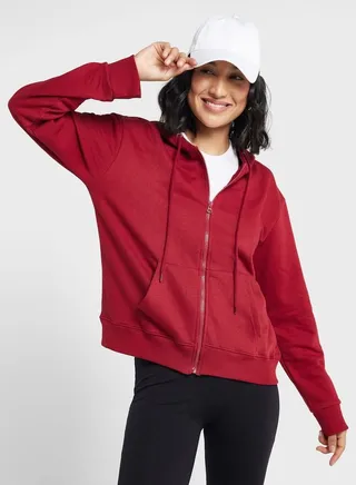Pack of 2 Essential Zip Through Hoodie 