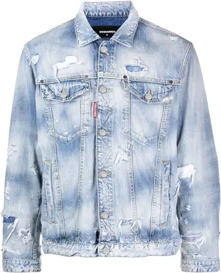 Distressed Denim Jacket