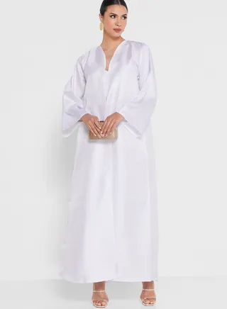 Shimmer Abaya With Sheila 