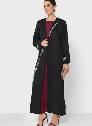 Embellishment Detail Abaya With Sheila 