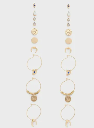 10 Pair Of Mystic Earrings 
