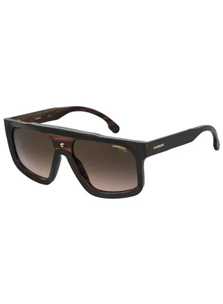 Unisex UV Protection Rectangular Sunglasses - Carrera 1061/S Black Millimeter - Lens Size: 59 Mm 