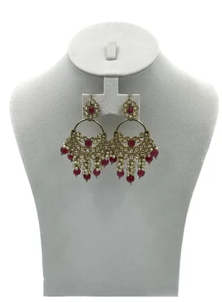 GOHONA Bollywood Style Indian Traditional Jhumka Earring for Women 