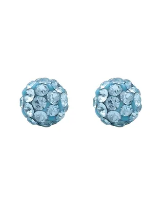 4.5MM Fireball - Aquamarine Allergy-Free Stainless Steel Ear Studs 