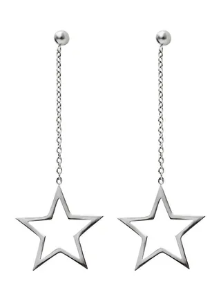Alissa Elegant Star Long Chain Dangle Earrings 