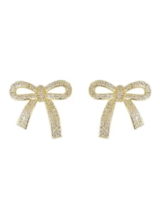 Bowknot Pattern Studs 
