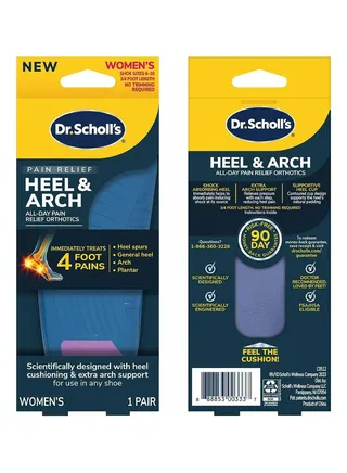 DR. SCHOLL'S HEEL AND ARCH PAIN WOMEN 
