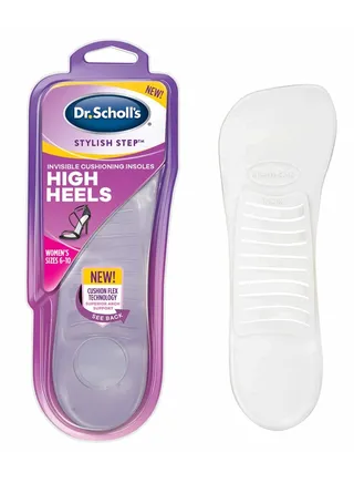DR. SCHOLL'S STYLISH STEP HIGH HEELS INVISIBLE CUSHIONING INSOLES 