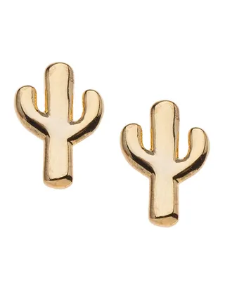 Mini Cactus Stud Earrings 
