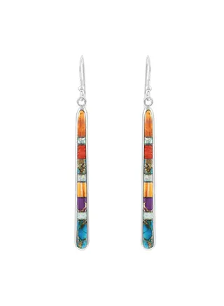 925-Sterling Silver Stone Studded Earrings 