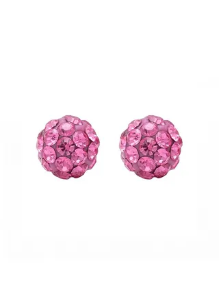 4.5MM Fireball Rose Allergy Free Stainless Steel Ear Studs 