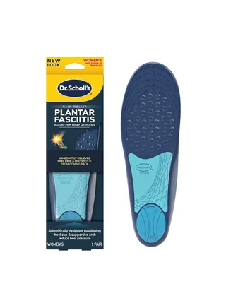 ® Plantar Fasciitis Pain Relief Orthotic Insoles, Immediately Relieves Pain: Heel, Spurs, Arch Support, Distributes Foot Pressure, Trim to Fit Shoe Inserts: Women's Size 6-10, 1 Pair 