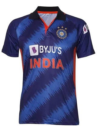Cricket Jersey World Cup Supporter T-Shirt Cricket Team Uniform India 
