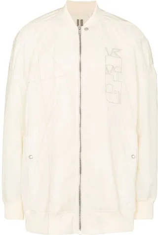 Embroidered Logo Bomber Jacket