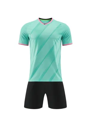 2-pieces Breathable and lightweight Men's And Women's Football Shirt 