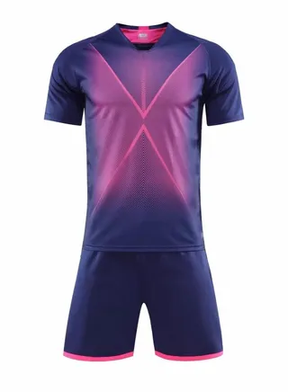 2-pieces Breathable and lightweight Men's And Women's Football Shirt 