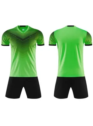 2-pieces Breathable and lightweight Men's And Women's Football Shirt 