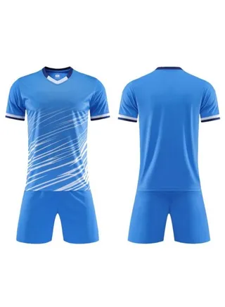 2-pieces Breathable and lightweight Men's And Women's Football Shirt 