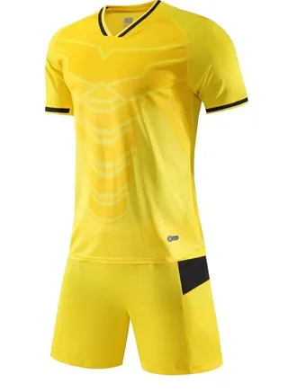 2-pieces Breathable and lightweight Men's And Women's Football Shirt 