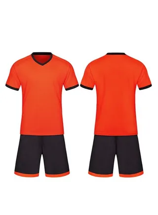 2-pieces Breathable and lightweight Men's And Women's Football Shirt 