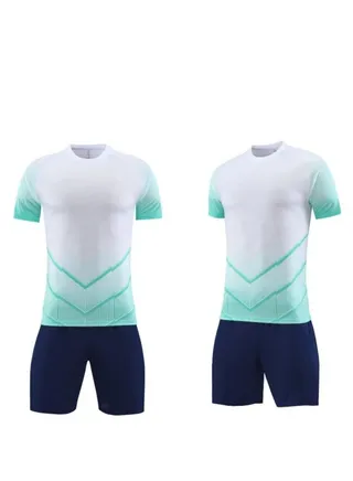 2-pieces Breathable and lightweight Men's And Women's Football Shirt 