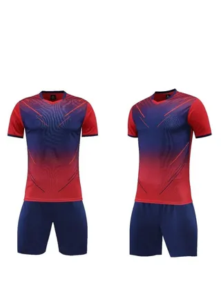 2-pieces Breathable and lightweight Men's And Women's Football Shirt 