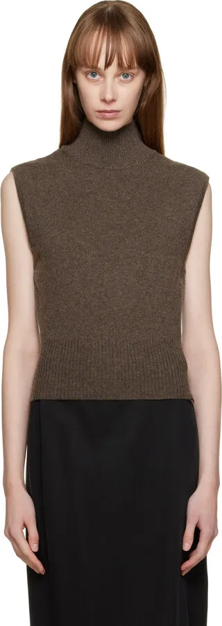 Reformation Brown Acro Turtleneck
