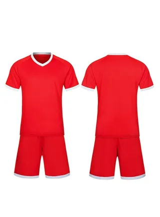 2-pieces Breathable and lightweight Men's And Women's Football Shirt 