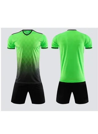 2-pieces Breathable and lightweight Men's And Women's Football Shirt 