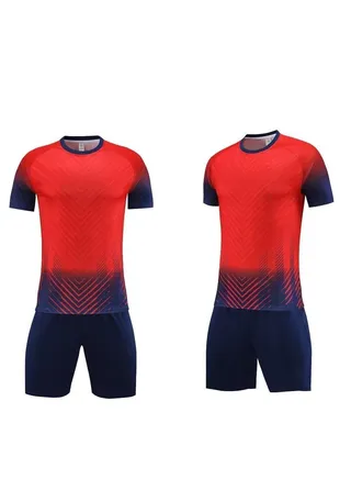 2-pieces Breathable and lightweight Men's And Women's Football Shirt 