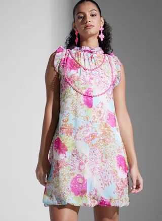 Floral Printed Dress 