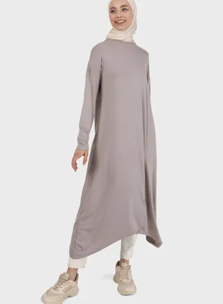 Asymmetrical Hem Dress 