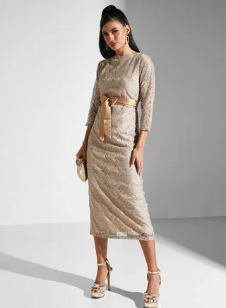 Lace Detail Dress 