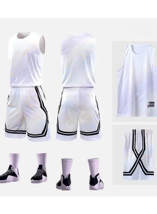 New Men's And Women's Basketball Uniform 