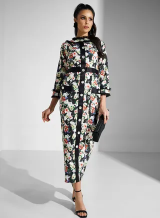 Floral Printed Dress 