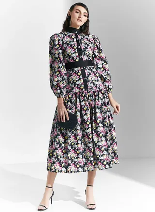 Floral Printed Dress 