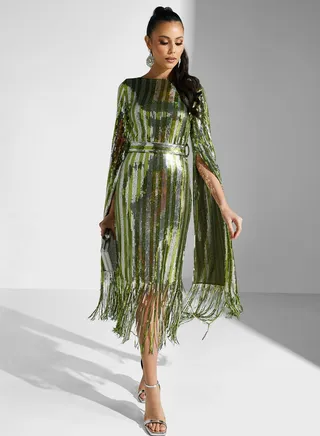 Sequin Detail Dress 