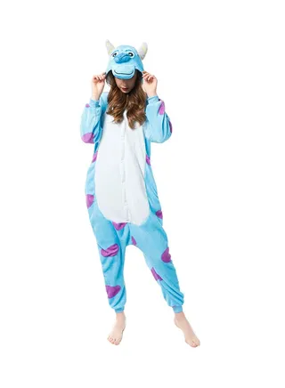 Monster University Themed Onesie Blue/White/Pink 