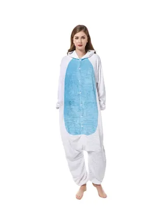 Blue Unicorn Sleepwear Hoodie Multicolor 