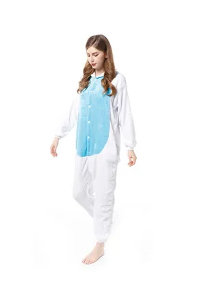 Bunny Themed Onesie White/Blue/Black 