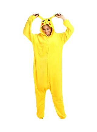 Pokemon Cosplay Onesie Yellow/Red 