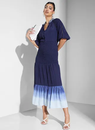 Button Detail Dress